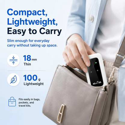 ✨ All-Network Pocket WiFi – Ready in Seconds No Setup! No Hassle! Just Connect!🔥[Power on and use, free for life]
