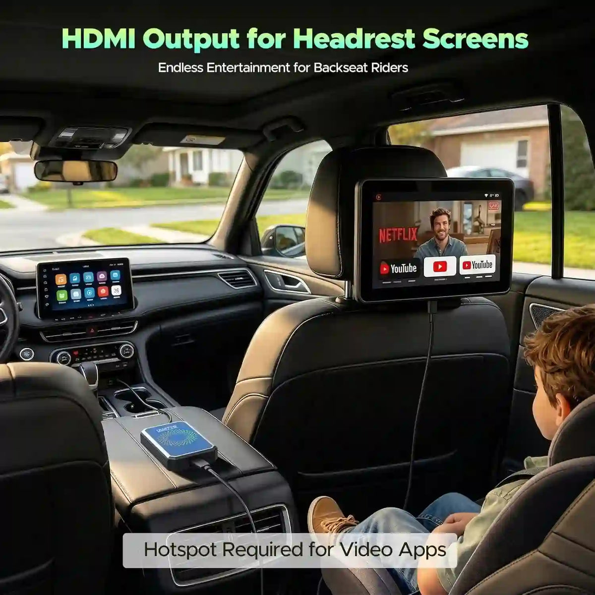 ✨3-in-1 Wireless CarPlay Adapter – Stream In-Car Entertainment Anywhere